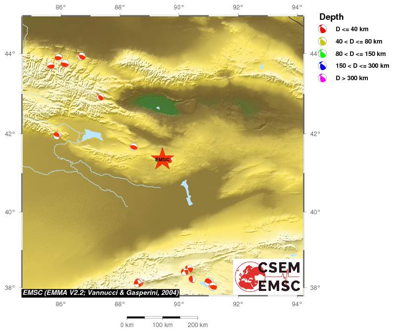 Regional moment Tensor