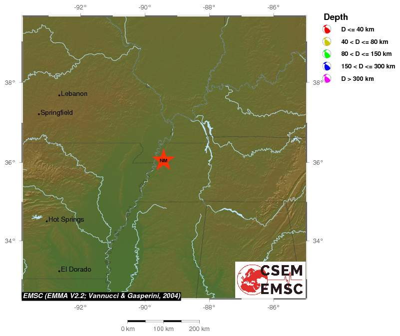 Regional moment Tensor