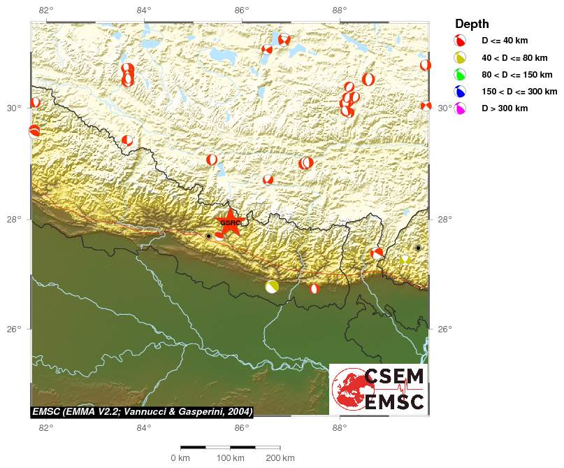 Regional moment Tensor