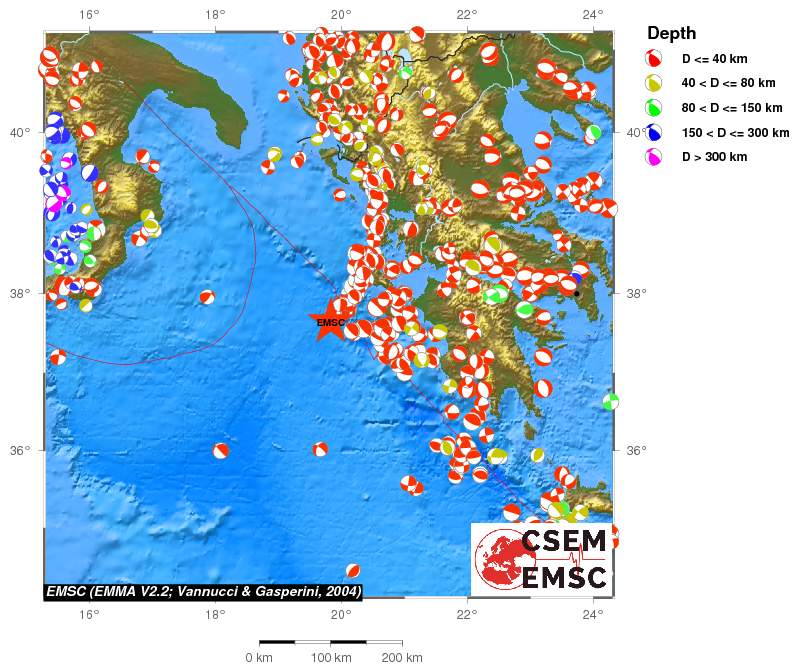 Regional moment Tensor