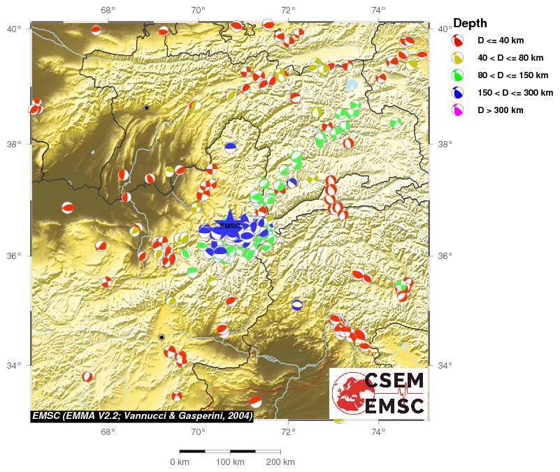 Regional moment Tensor