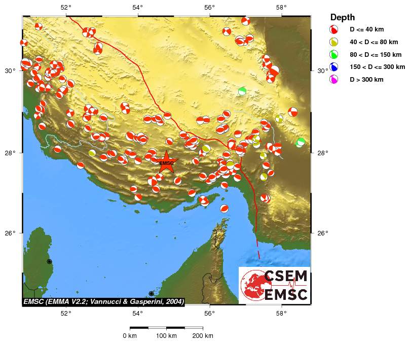 Regional moment Tensor
