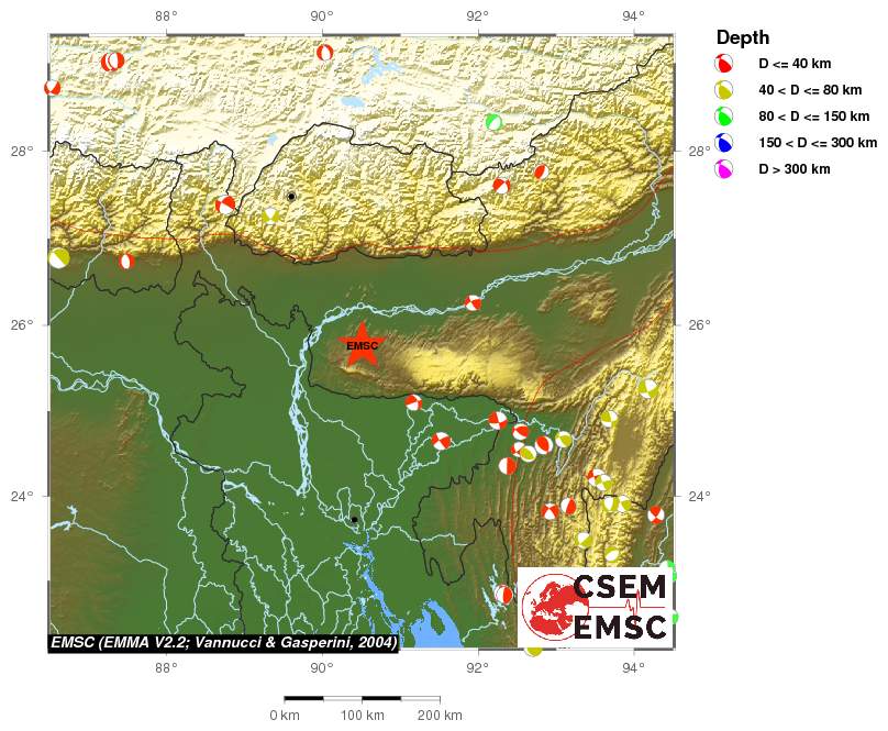 Regional moment Tensor