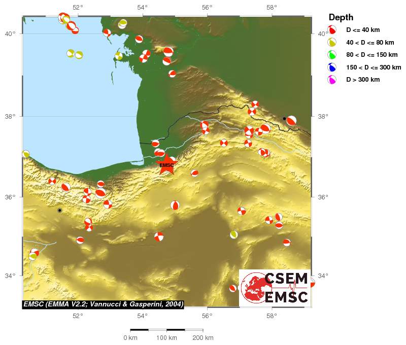 Regional moment Tensor