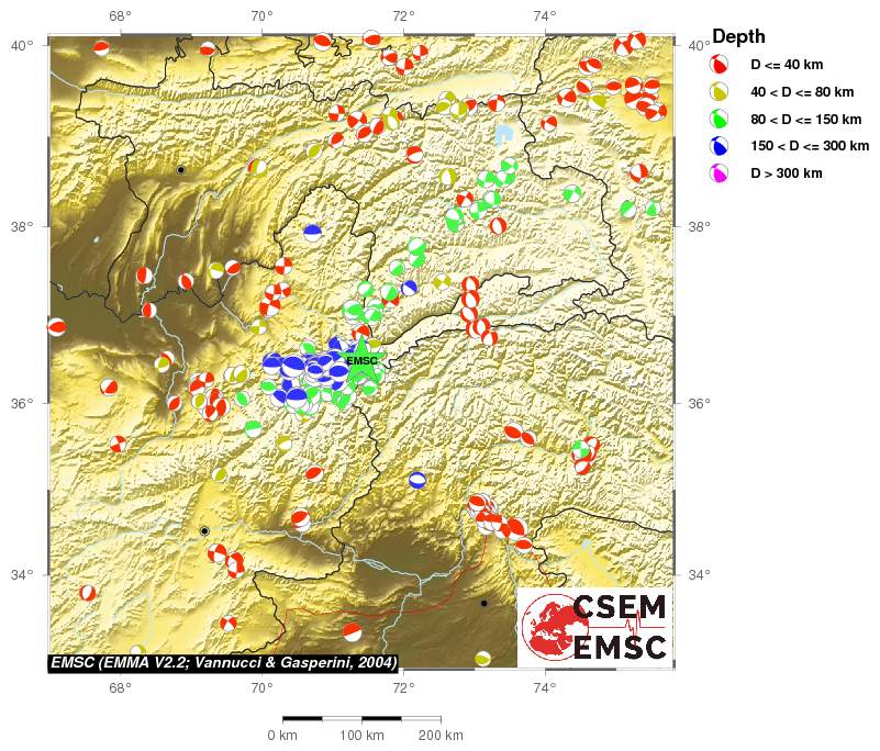 Regional moment Tensor