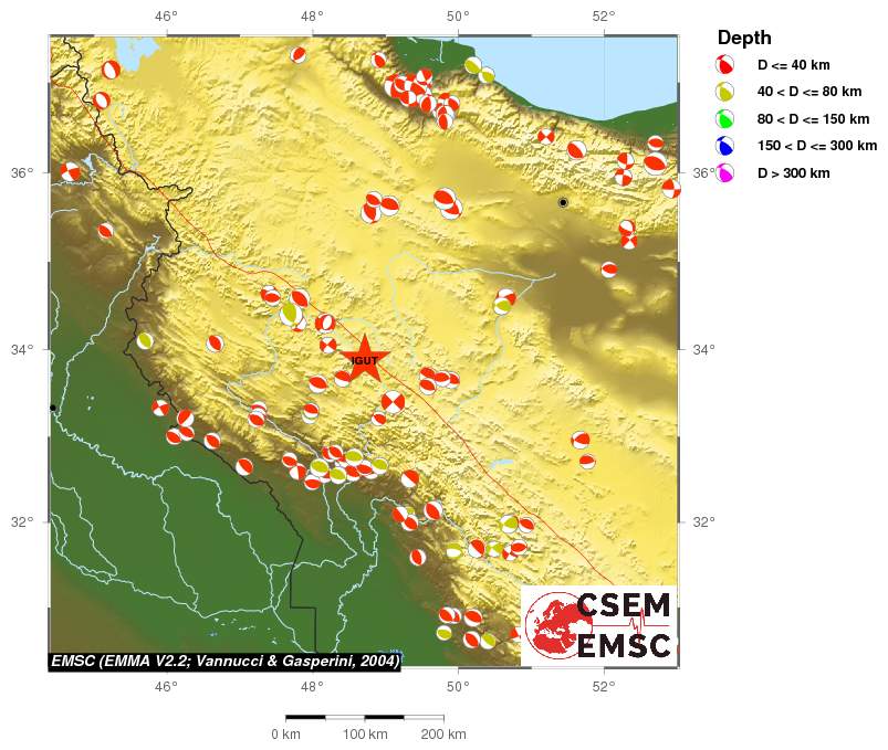 Regional moment Tensor