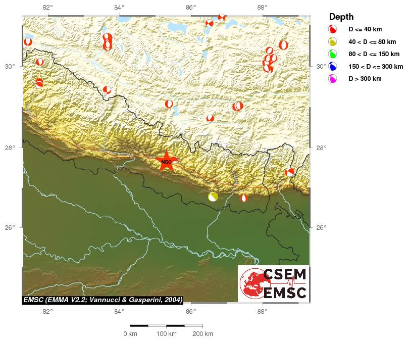 Regional moment Tensor