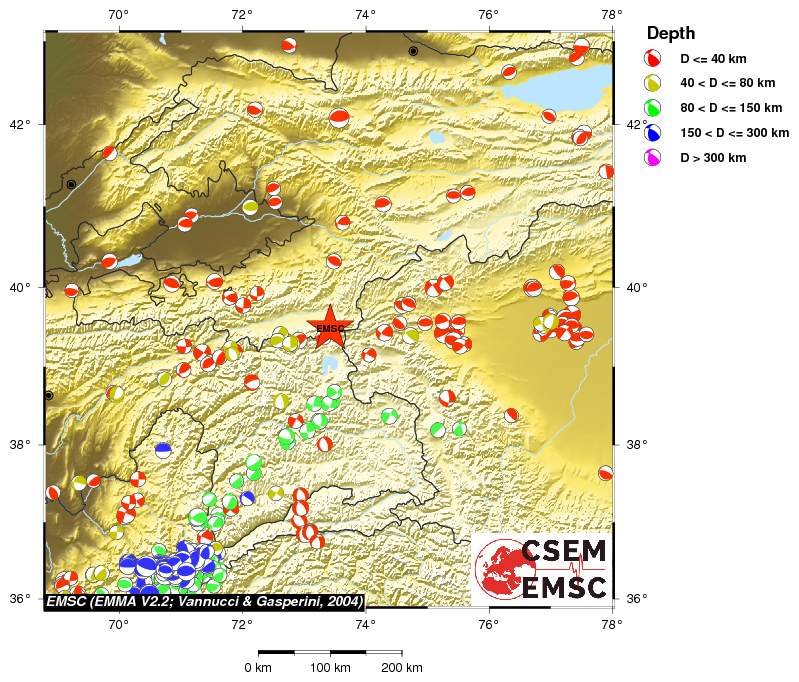 Regional moment Tensor