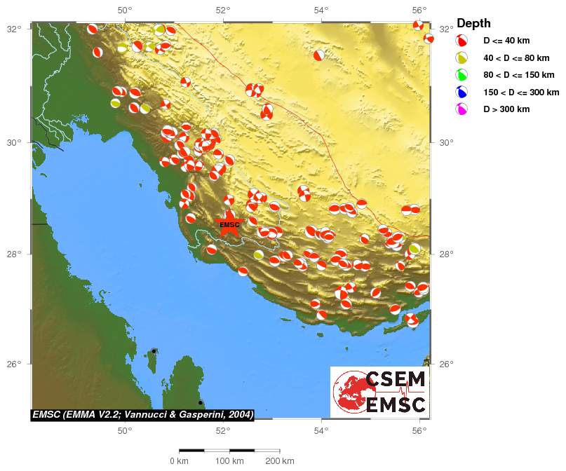 Regional moment Tensor