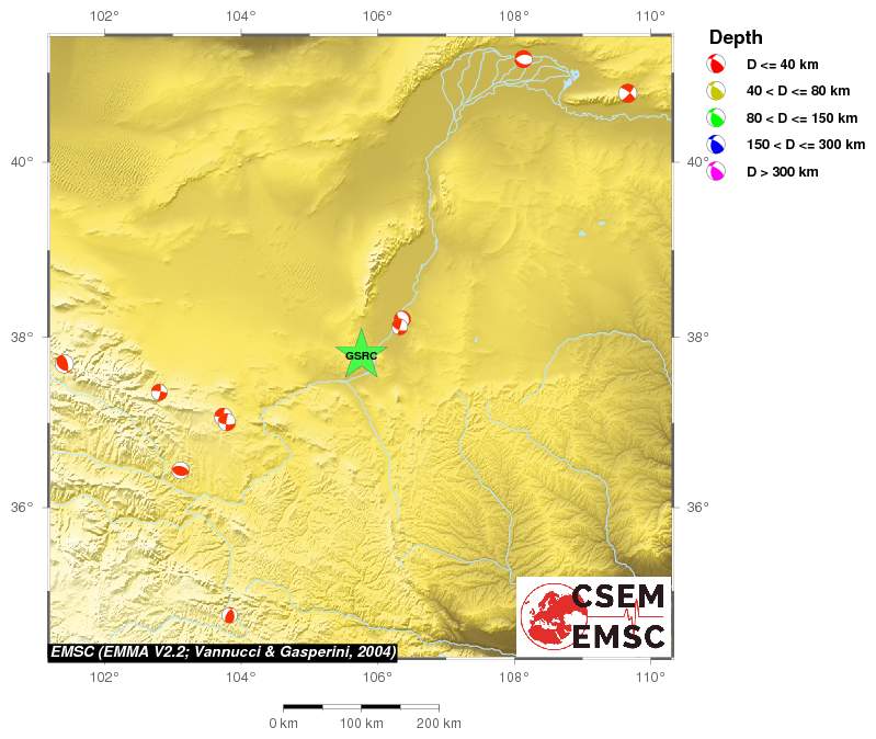 Regional moment Tensor