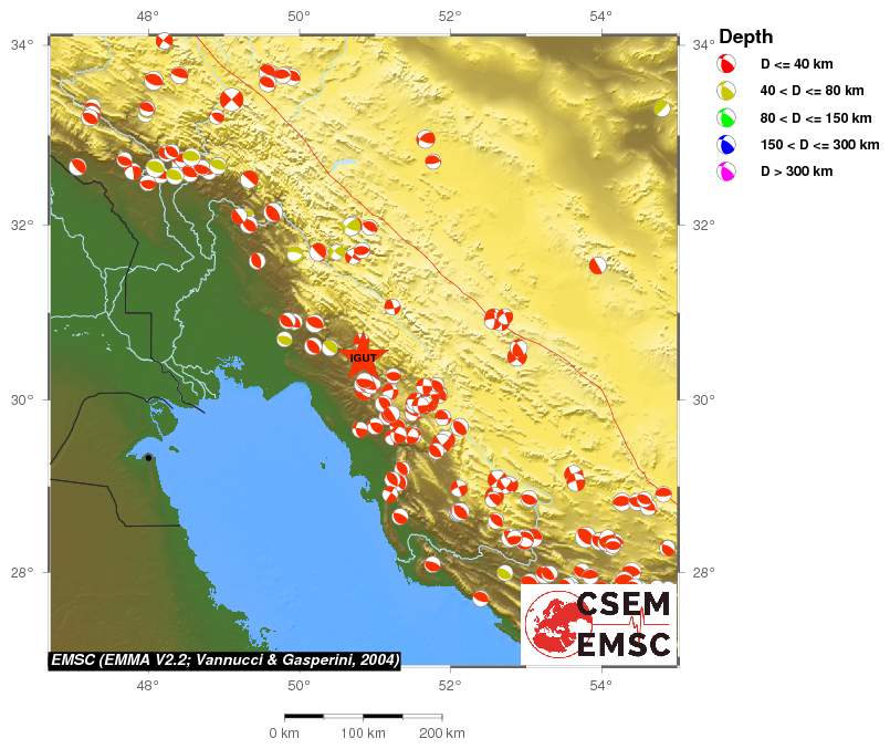 Regional moment Tensor