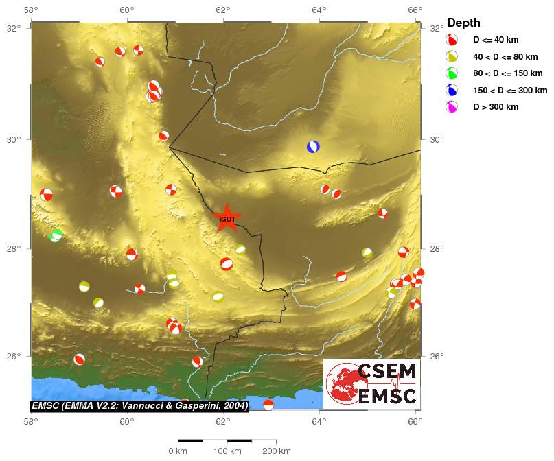 Regional moment Tensor