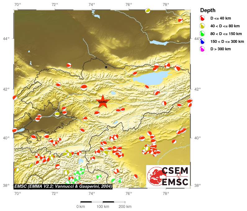 Regional moment Tensor
