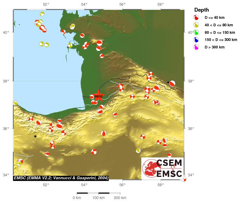 Regional moment Tensor