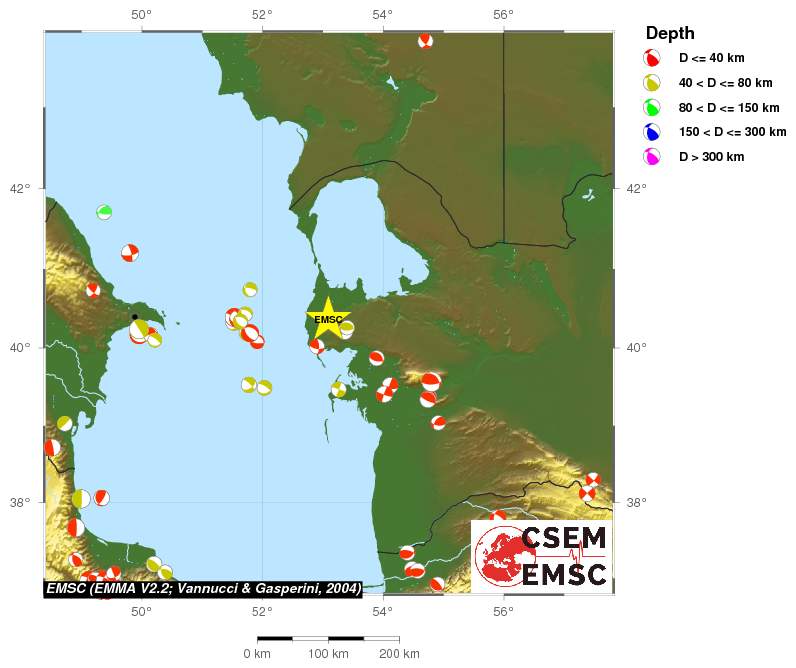 Regional moment Tensor