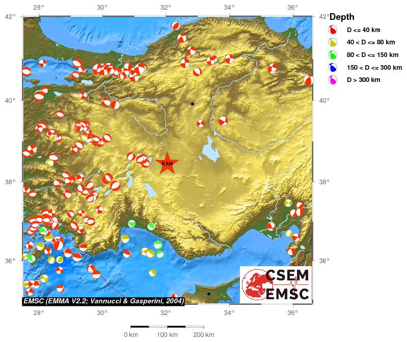 Regional moment Tensor
