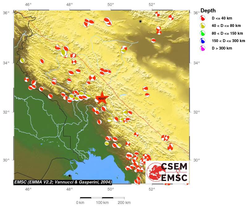 Regional moment Tensor