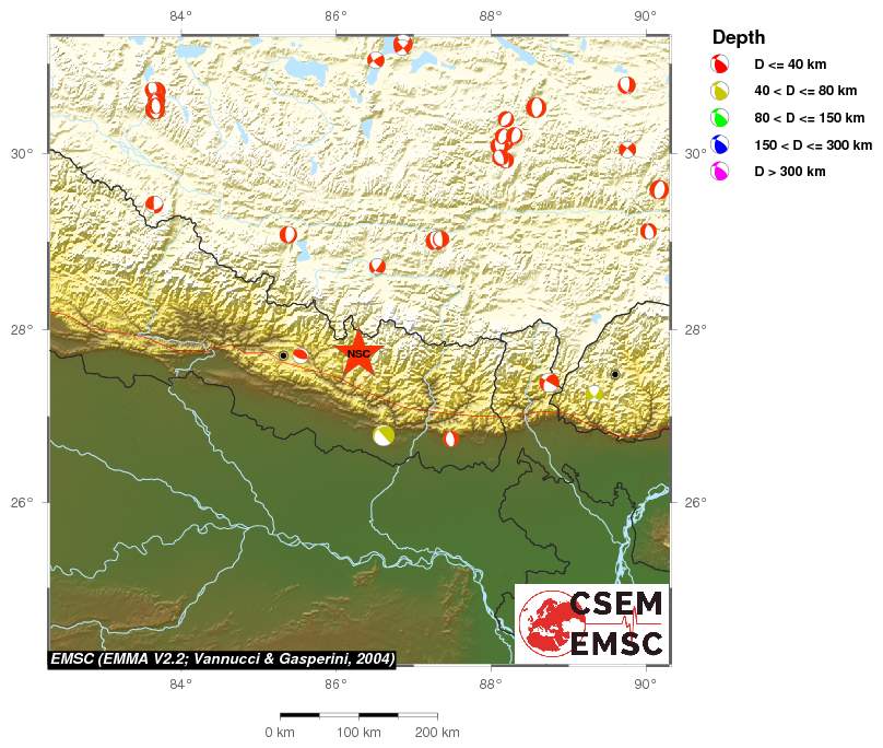 Regional moment Tensor