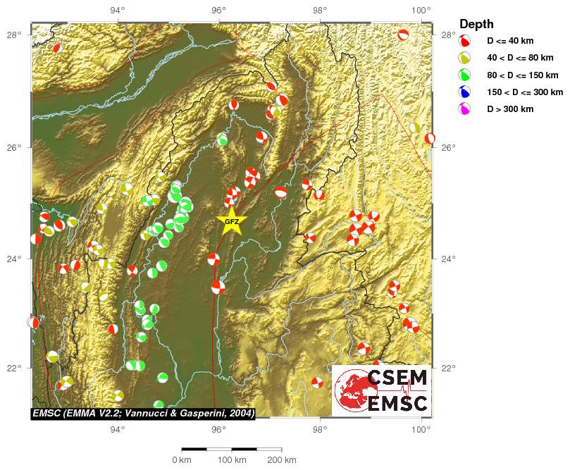 Regional moment Tensor