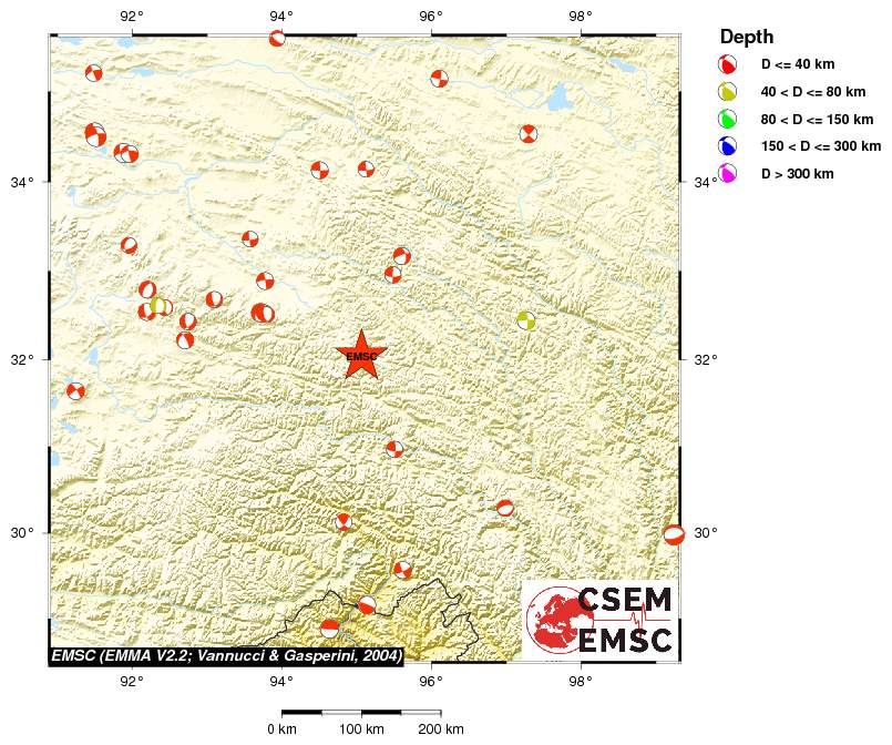 Regional moment Tensor
