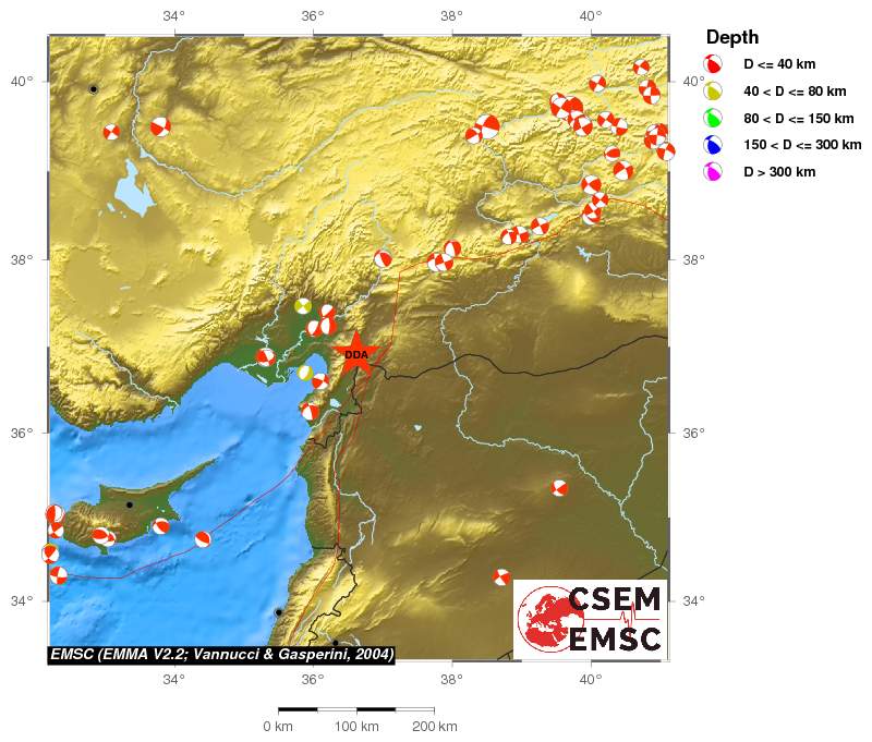 Regional moment Tensor