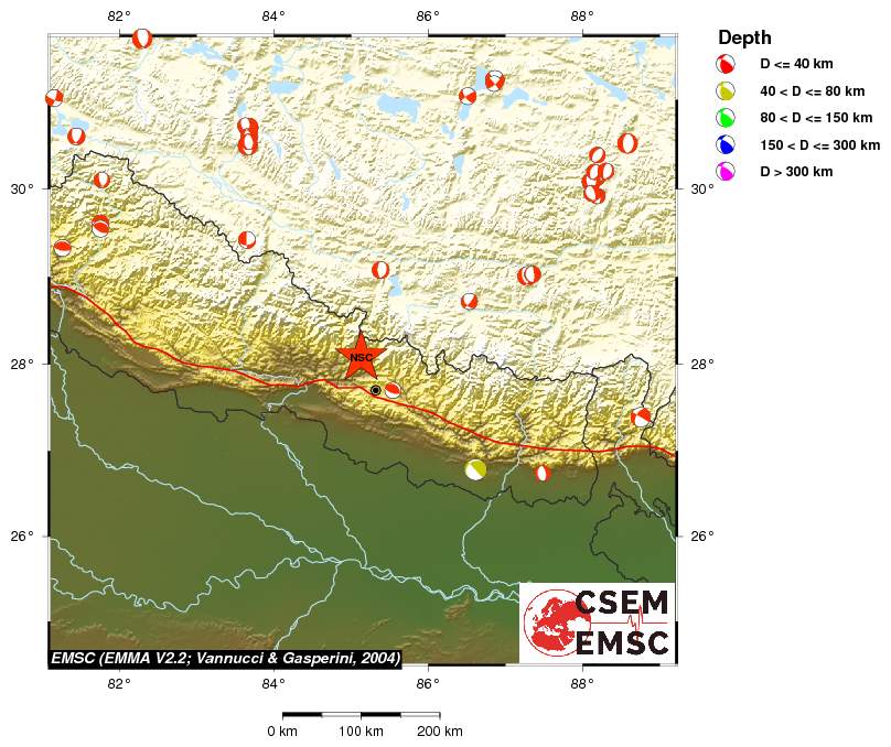 Regional moment Tensor