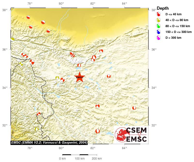 Regional moment Tensor