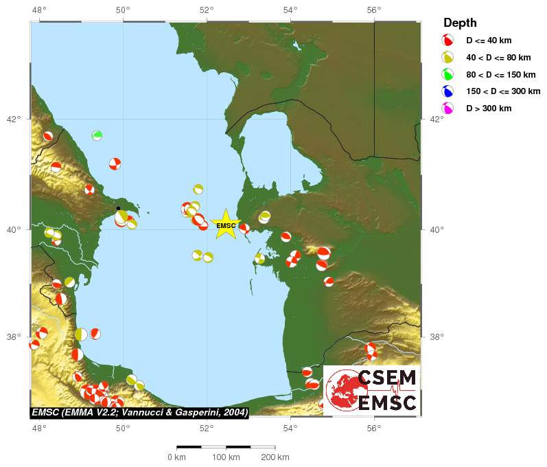 Regional moment Tensor
