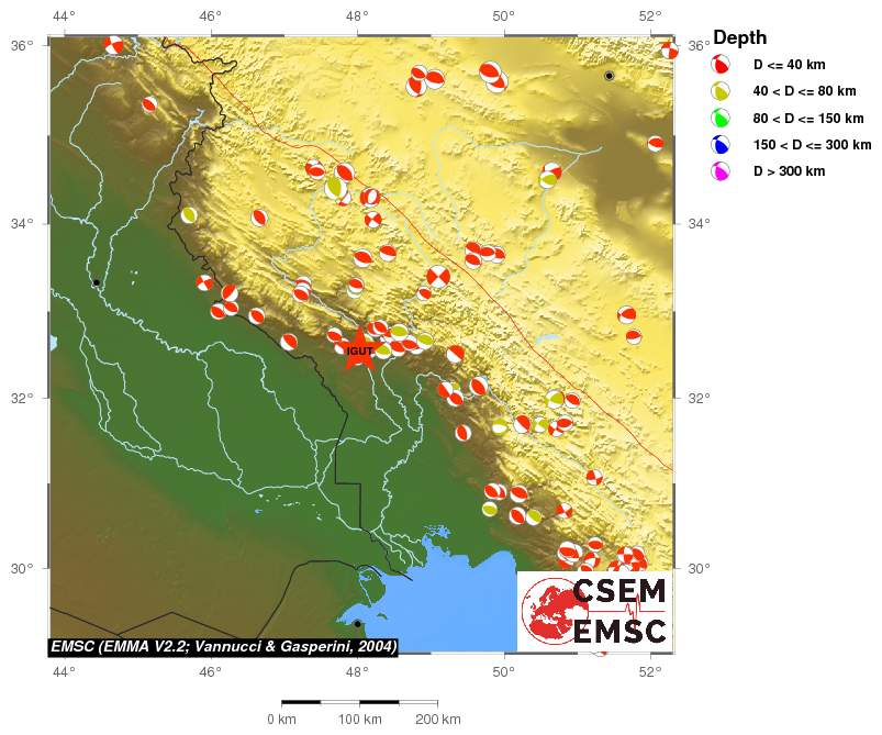 Regional moment Tensor