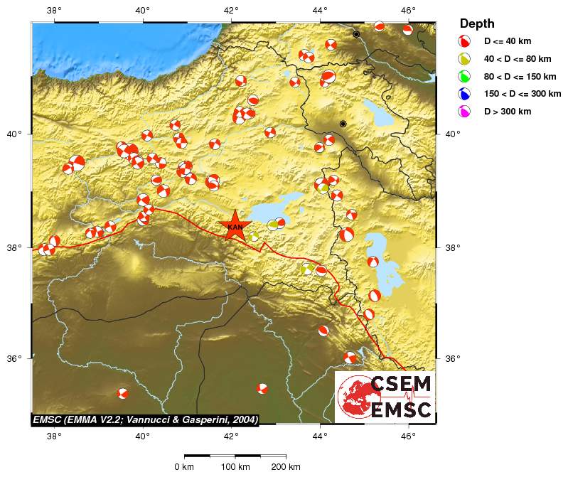 Regional moment Tensor