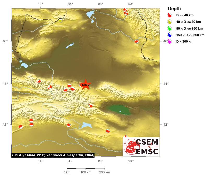 Regional moment Tensor