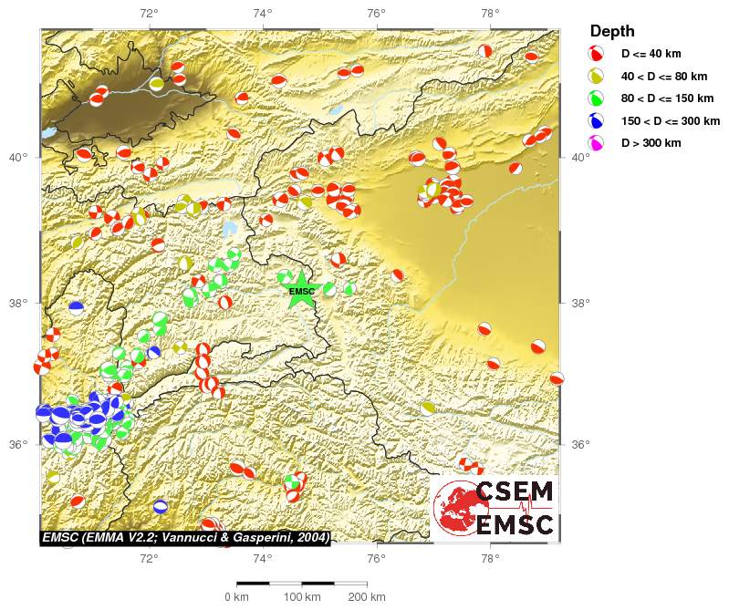 Regional moment Tensor