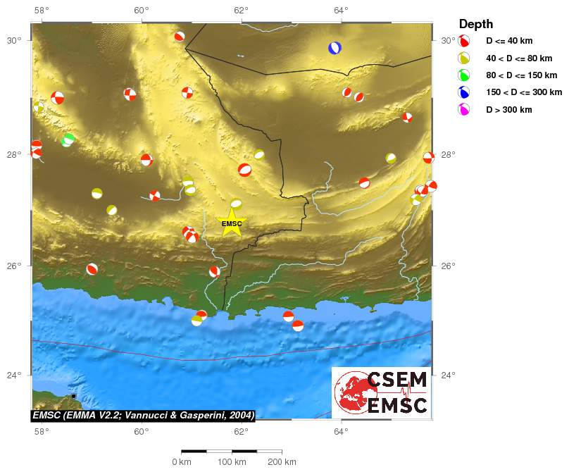 Regional moment Tensor