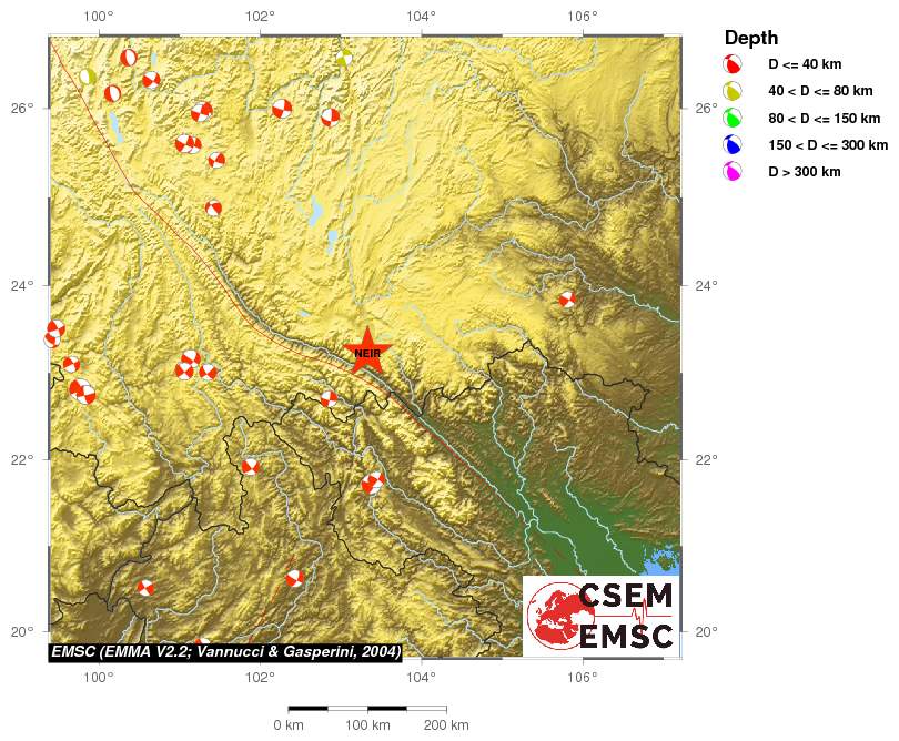 Regional moment Tensor