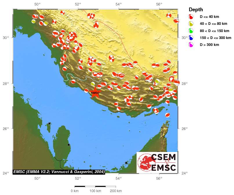 Regional moment Tensor
