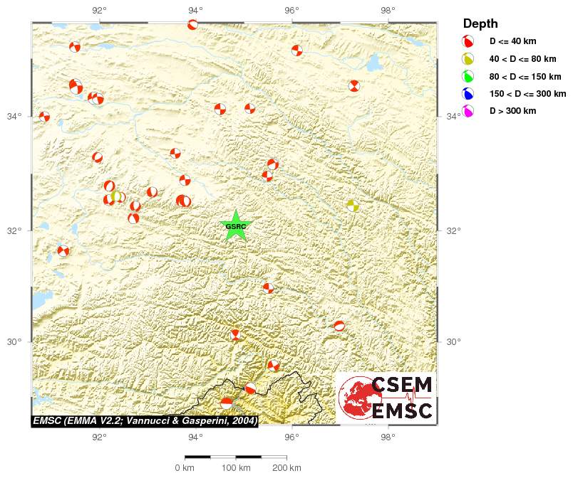 Regional moment Tensor