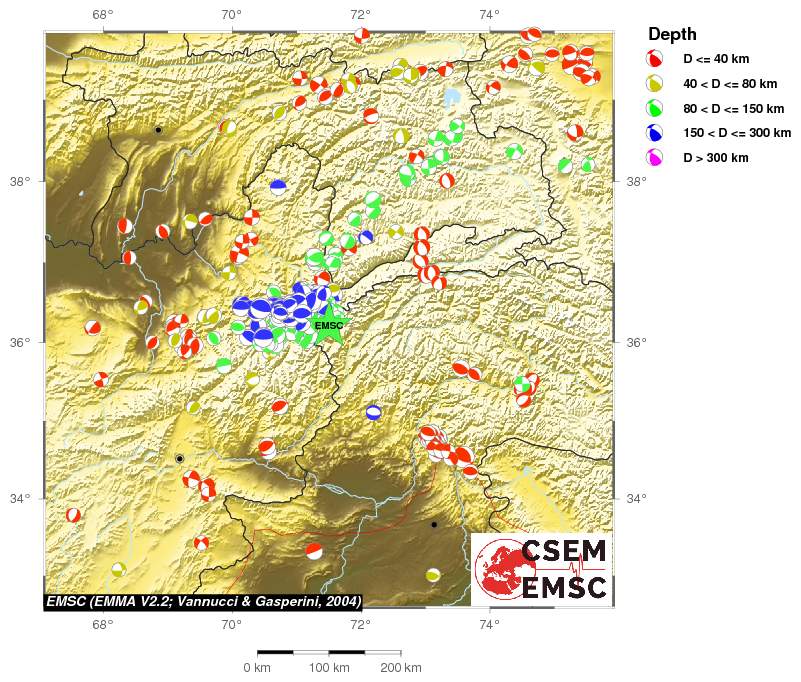 Regional moment Tensor