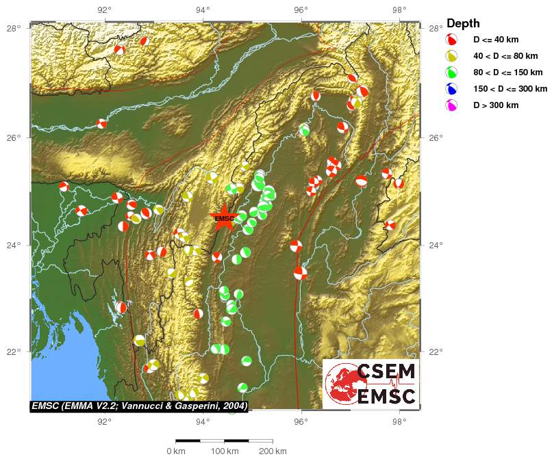 Regional moment Tensor