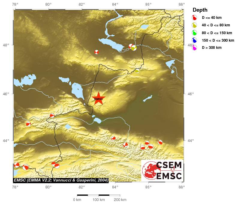 Regional moment Tensor