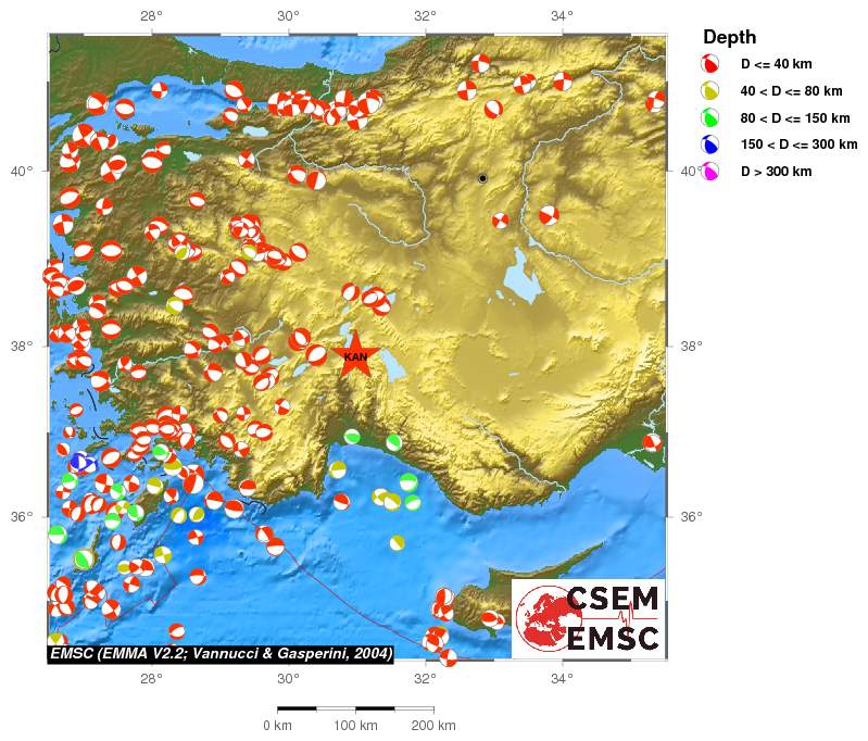 Regional moment Tensor