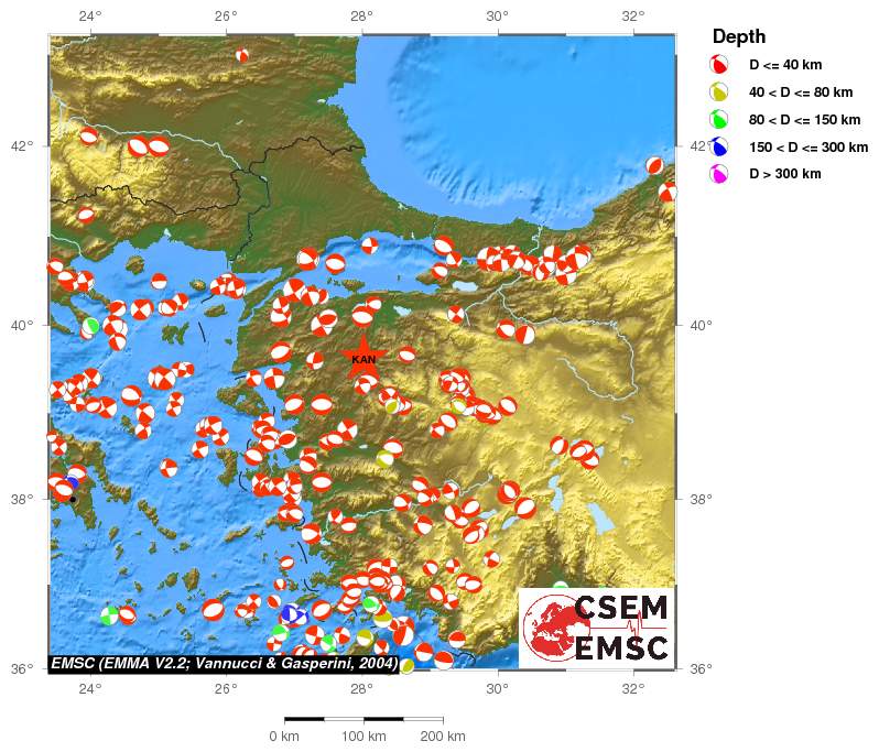 Regional moment Tensor