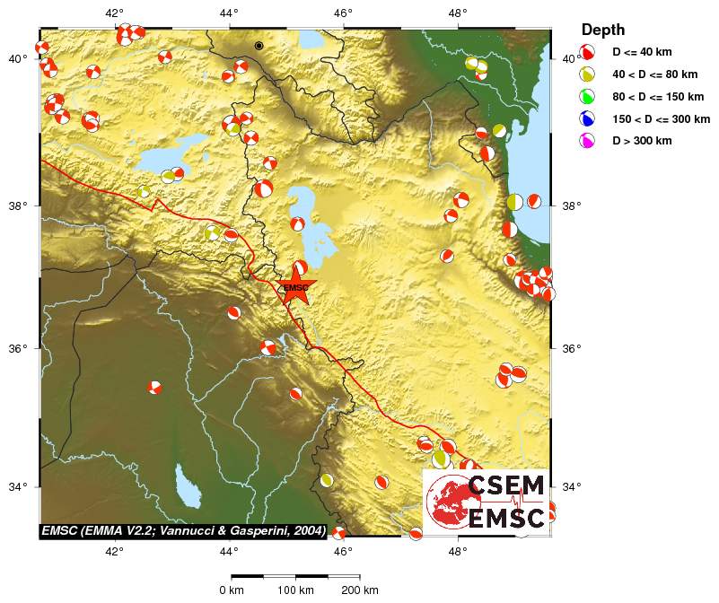 Regional moment Tensor