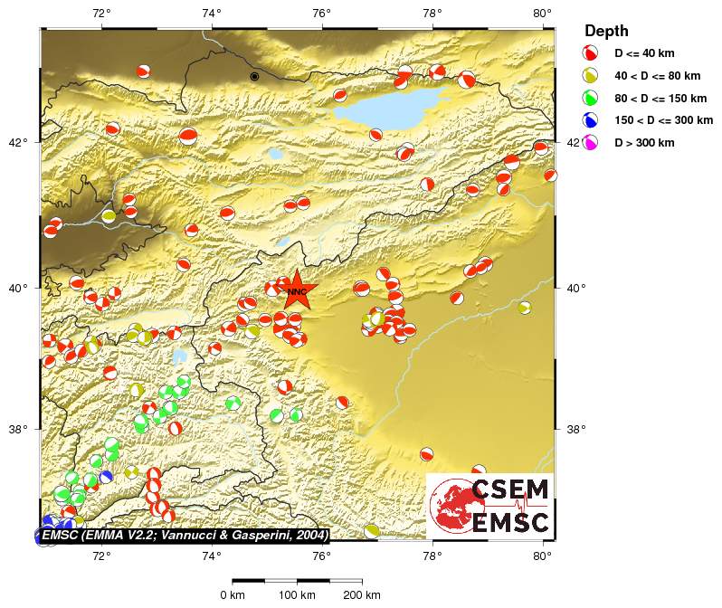 Regional moment Tensor