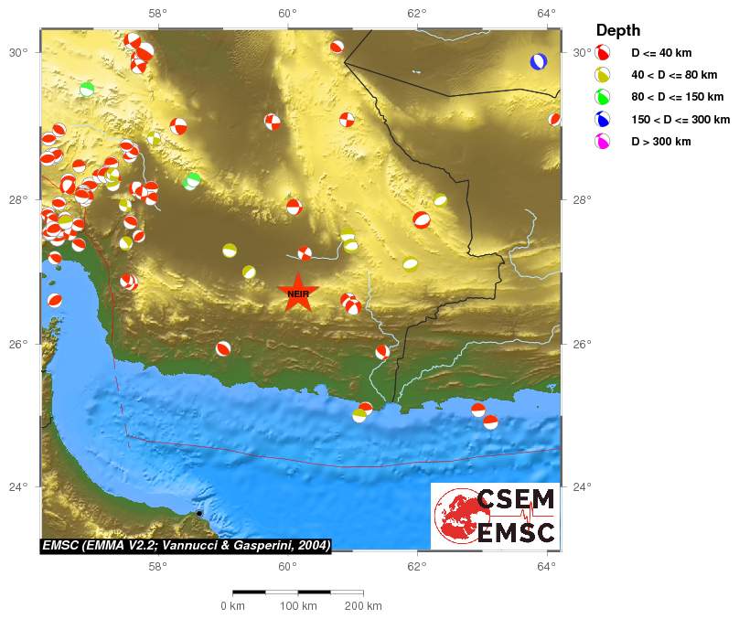 Regional moment Tensor