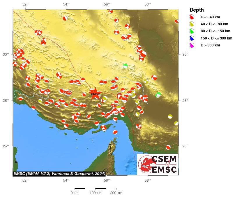 Regional moment Tensor