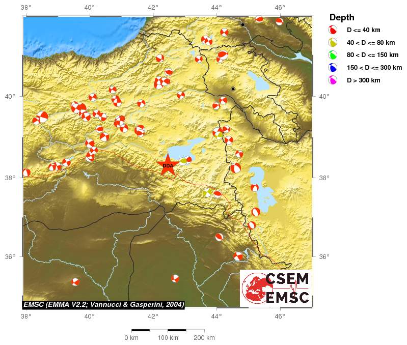 Regional moment Tensor