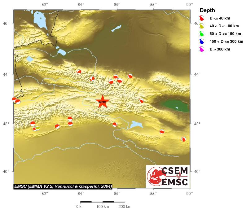 Regional moment Tensor