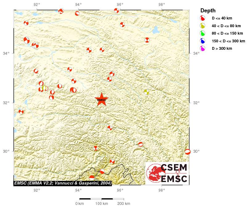 Regional moment Tensor