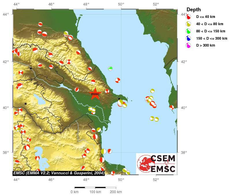 Regional moment Tensor