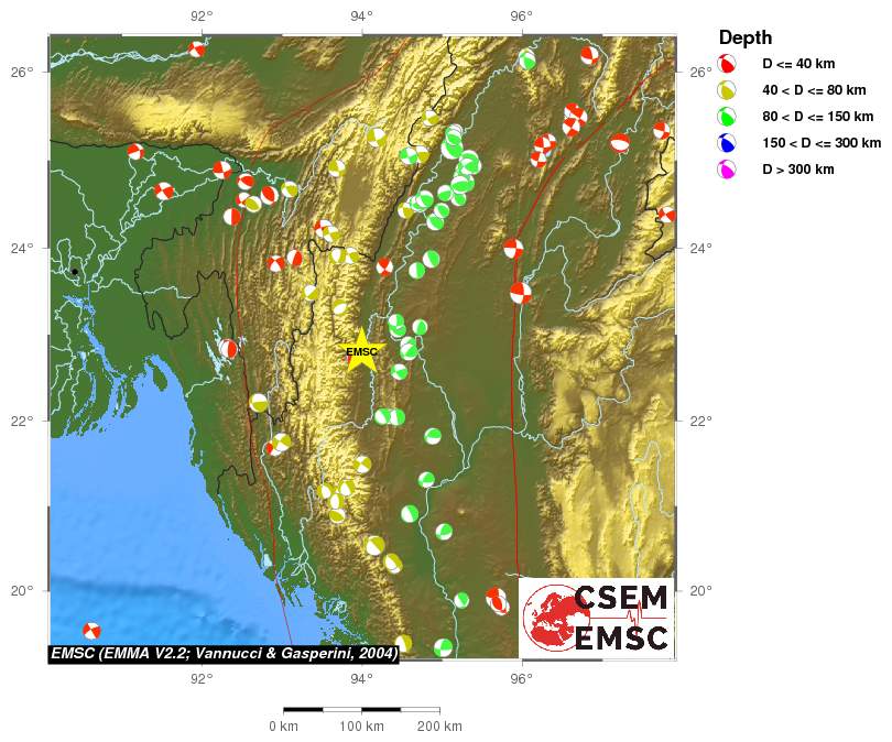 Regional moment Tensor